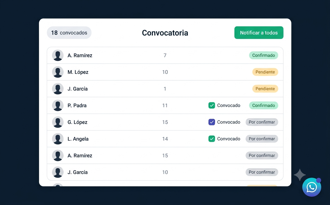 Vista previa de Convocatoria Digital